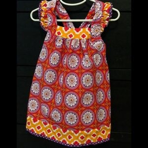 Vibrant girls boutique dress